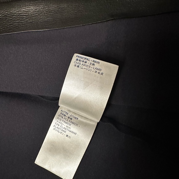 Louis Vuitton Mens Black Lambskin Leather Jacket Size 52. - Picture 11 of 15